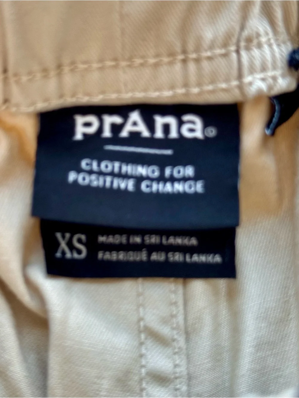 NWT prAna Originals Mojave Stretch Shorts XS - Khaki 5
